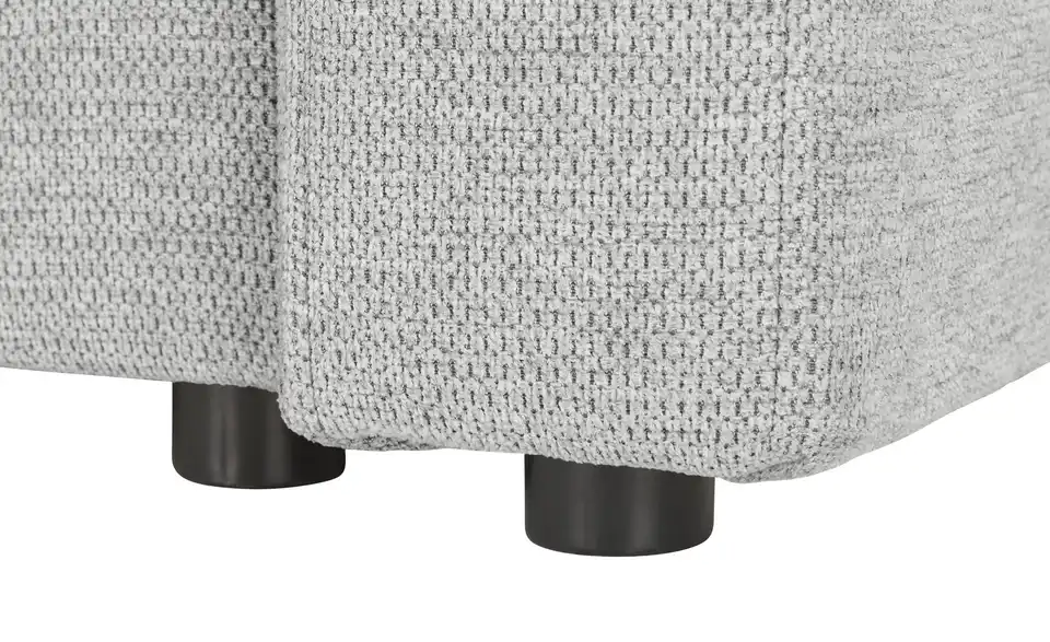 Ecksofa Silbergrau links
