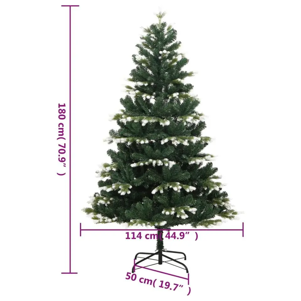 vidaXL - Kunstkerstboom - Groen - 180 cm