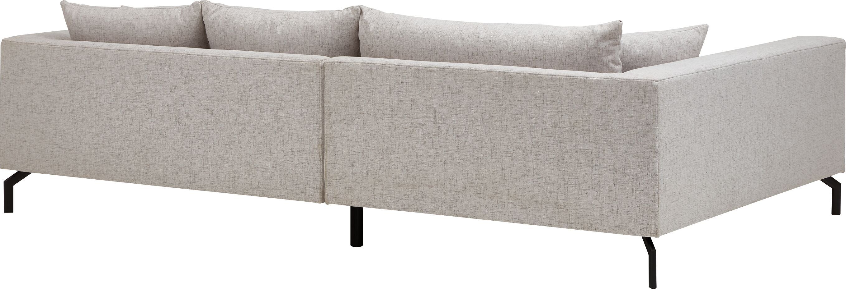 CUNO Ecksofa - Hellgrau / B: 280.0 cm x T: 171.0 cm x H: 80.0 cm