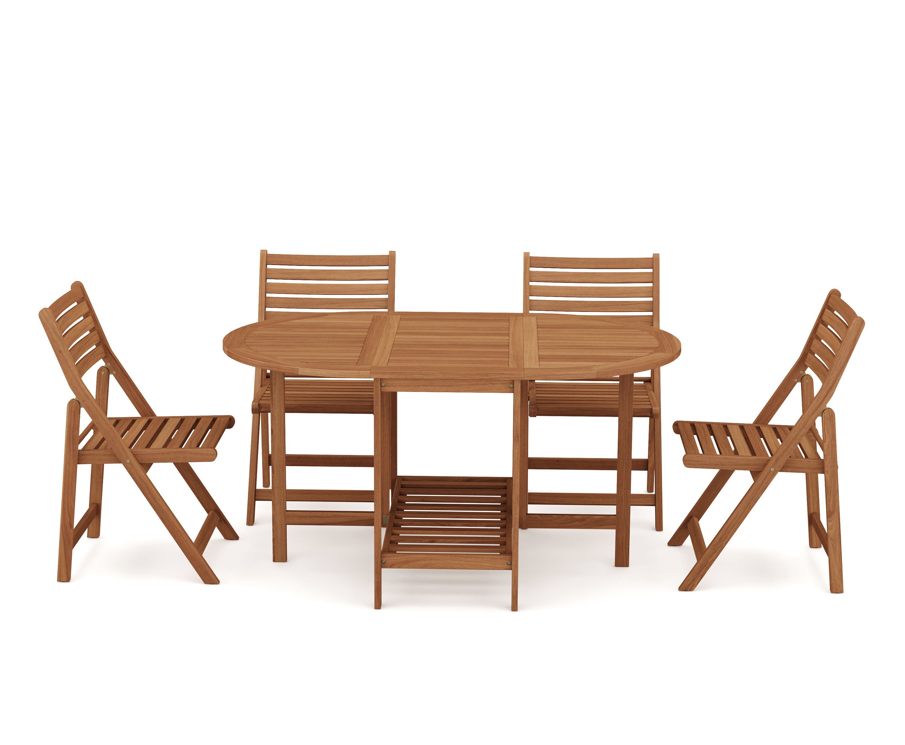 Gartenmöbel Set Holz TARRAGONA 5-teilig