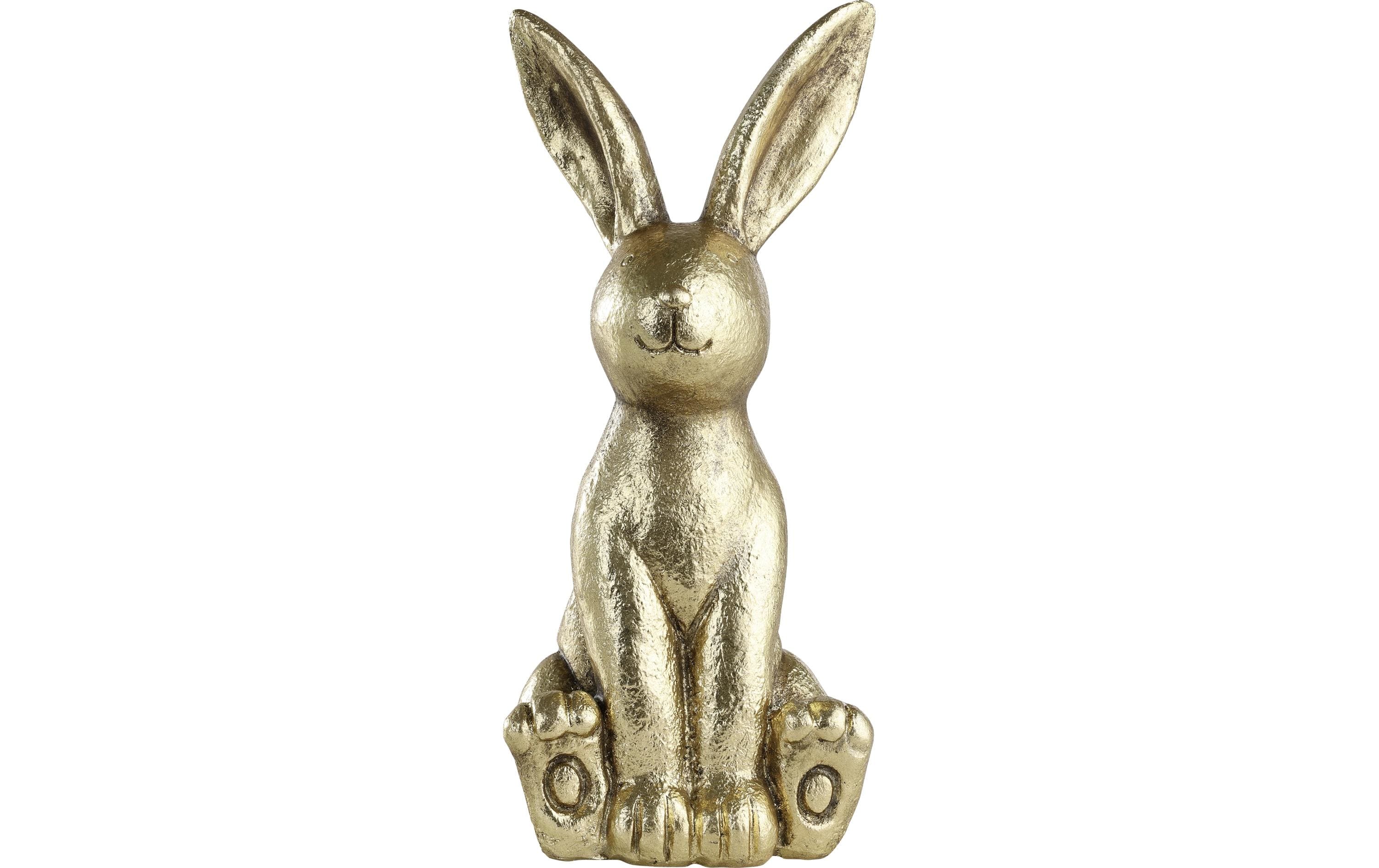 Hase Chilandy 25.5 cm, GoldHasenfigur