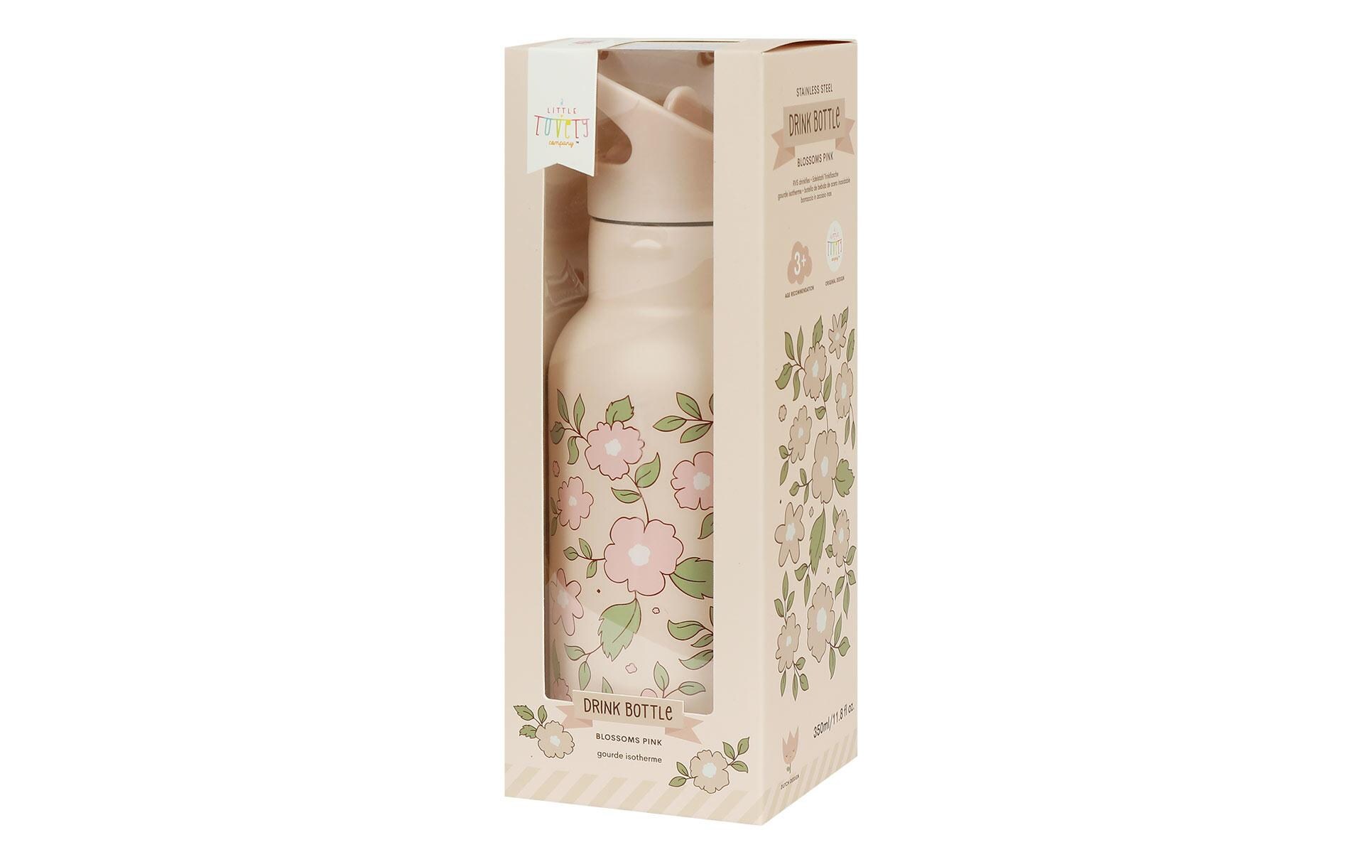 Trinkflasche Blossom-pink 350 mlTrinkflasche mit praktischem Auslaufschutz