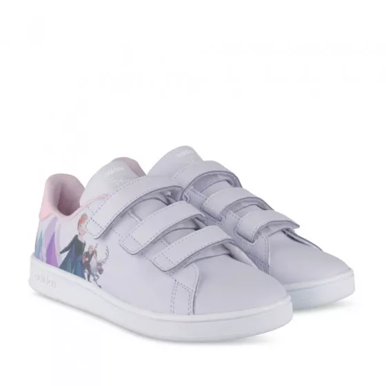 Baskets BLANCHES ADIDAS Advantage Frozen