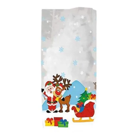 URSUS Geschenk Bodenbeutel Weihnachtsmann, 10 Stück