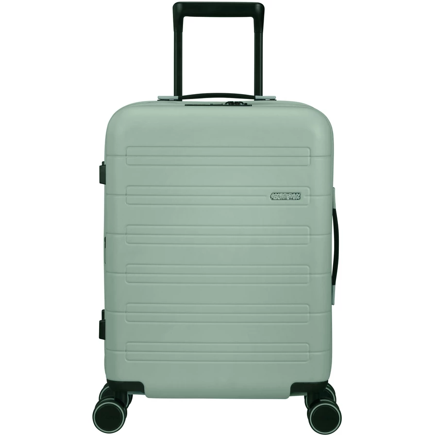 American Tourister Novastream - 4-Rollen Kabinentrolley 55 cm erw. nomad green