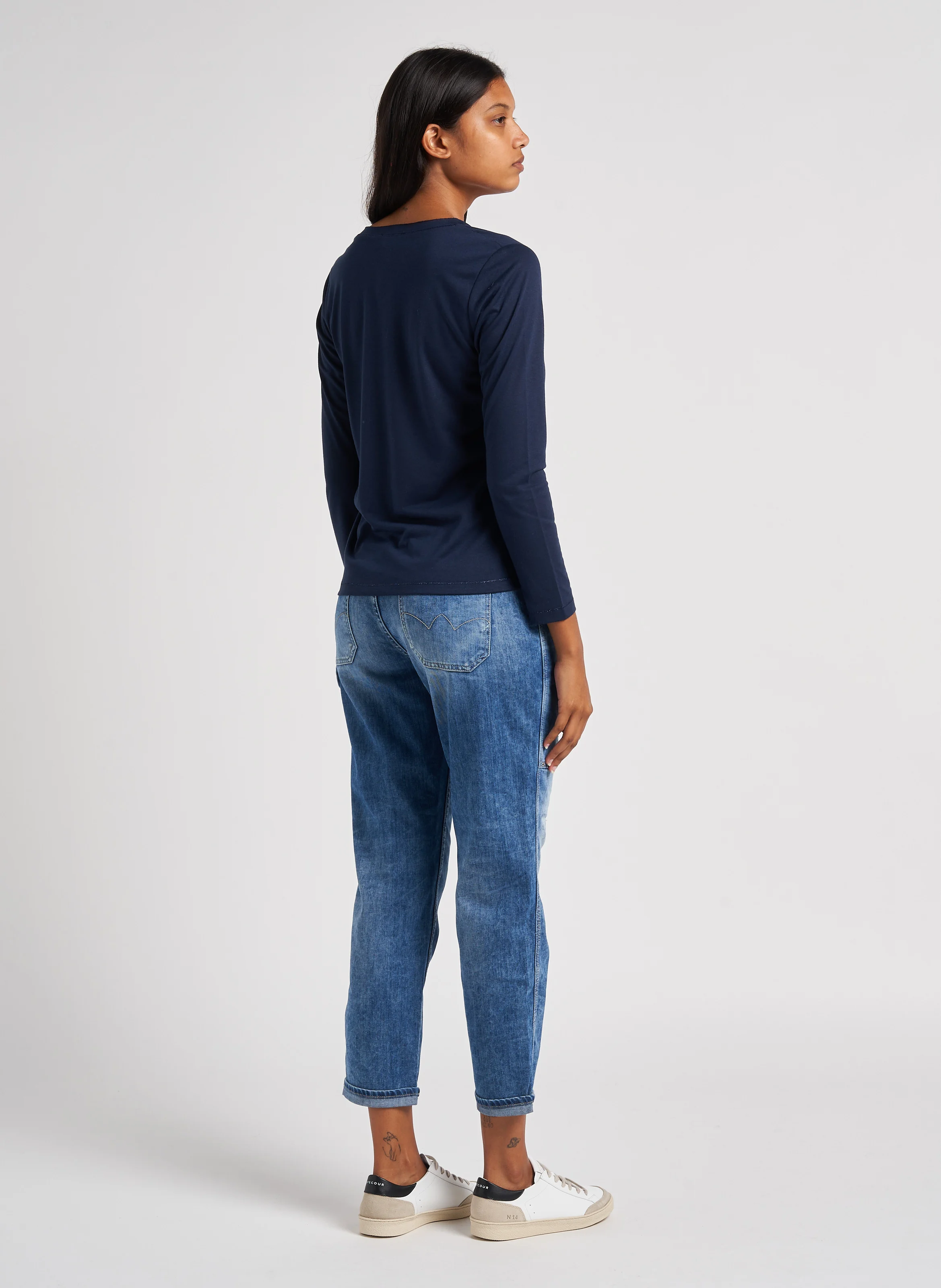 N°14 - Baskets basses en cuir | Multicolore