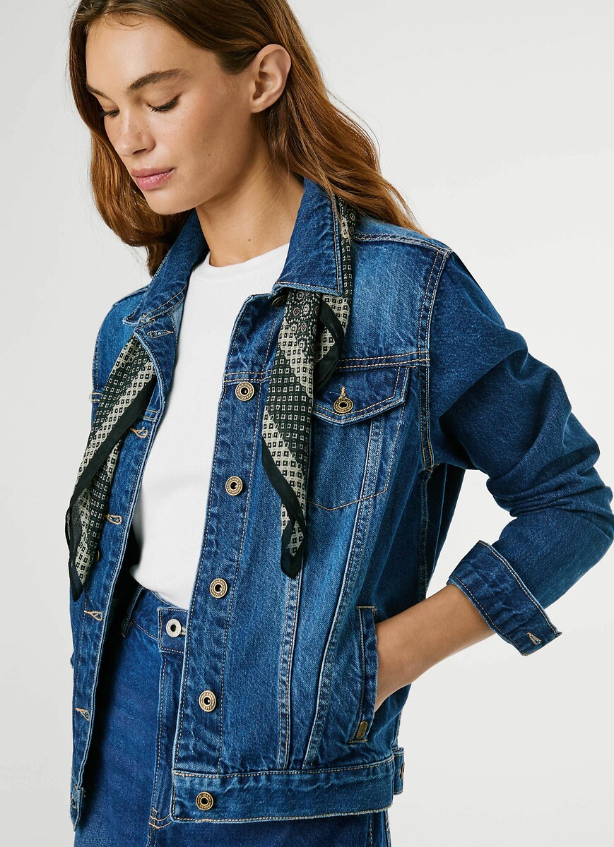 PEPE JEANS<br>Colete jeans, modelo à direita