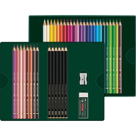 Faber-Castell Polychromos & Pitt Graphite Matt Geschenkset, 40er