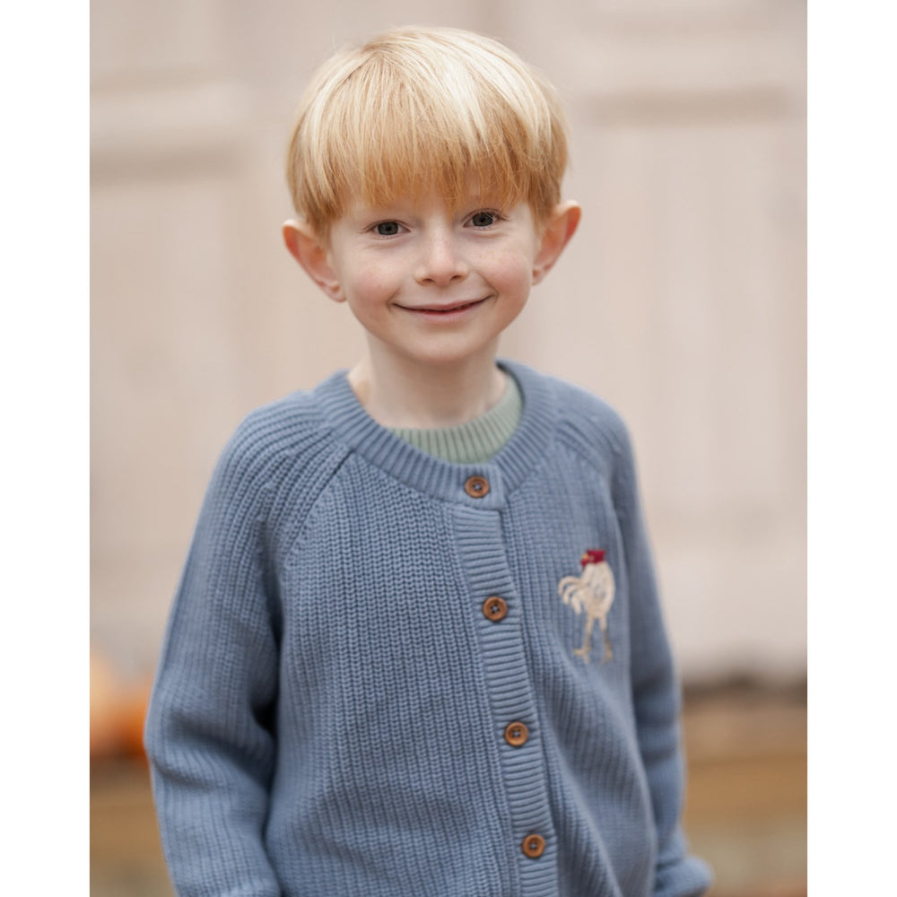 Køb Hanevild Blue Blizzard Kaj Cardigan