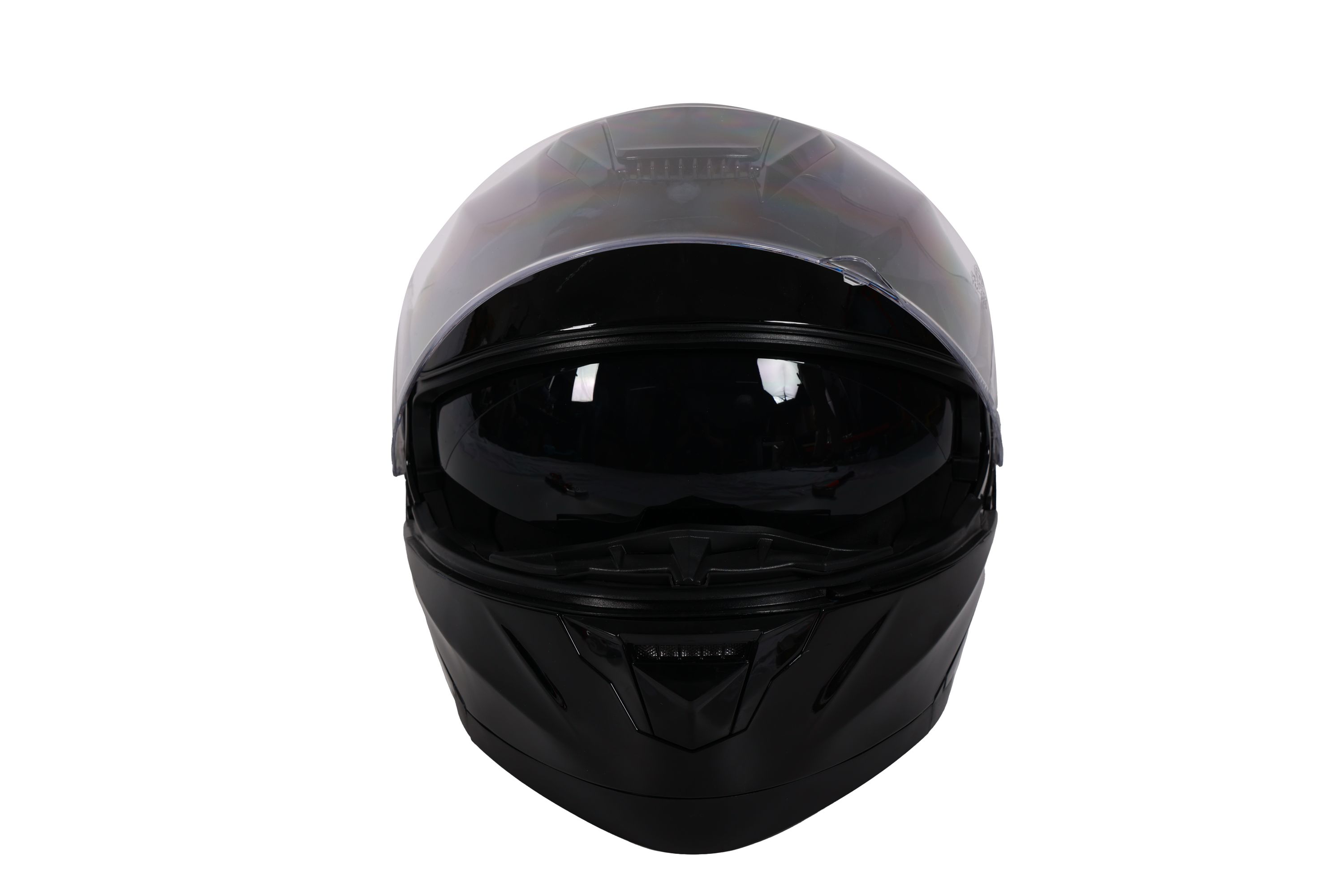 Motorrad Klapphelm schwarz Grösse 59/60