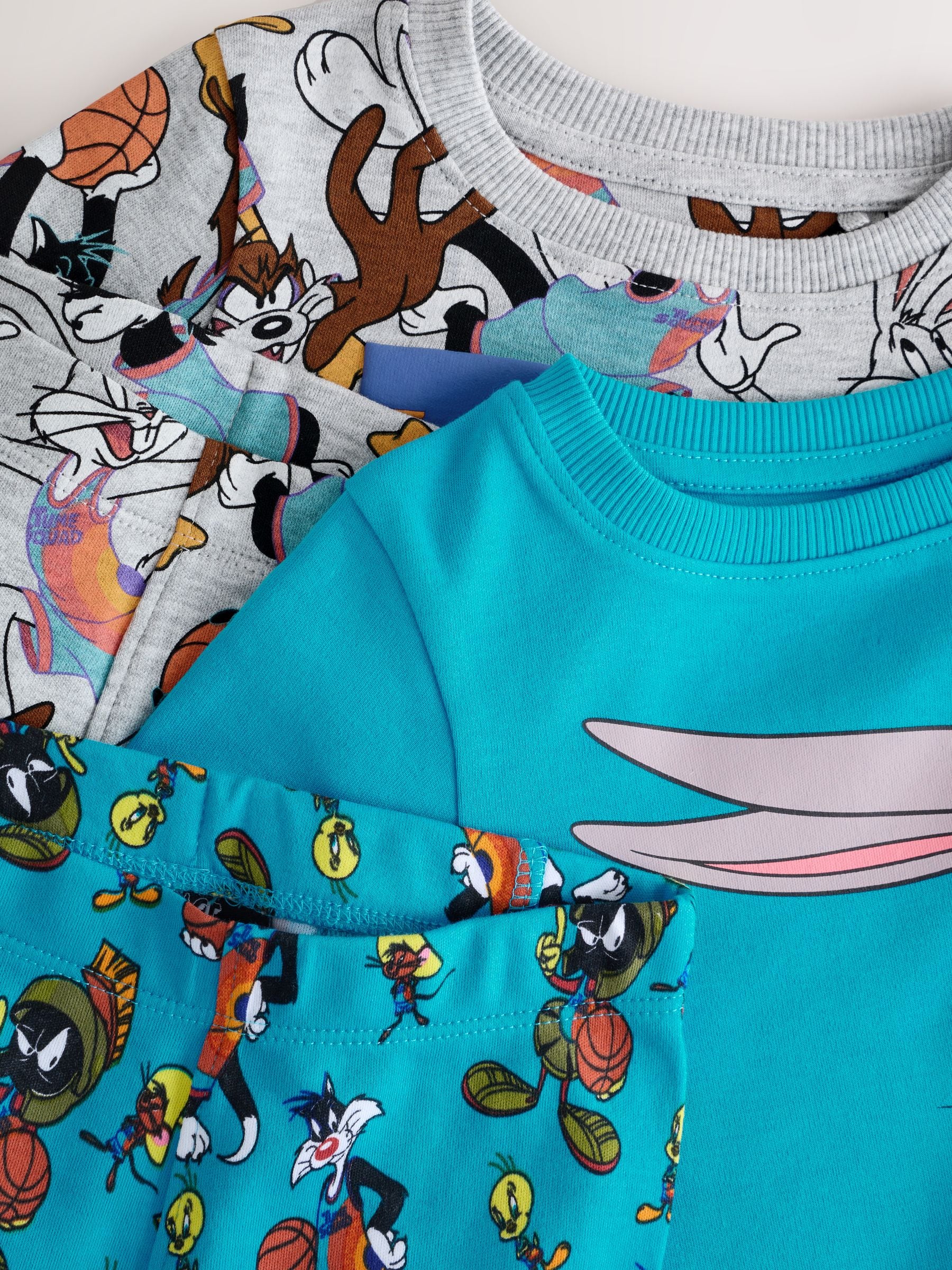 Meerkleurig Looney Tunes - Knusse Fit gelicentieerde pyjama's 3 verpakking (9mnd -8jr)
