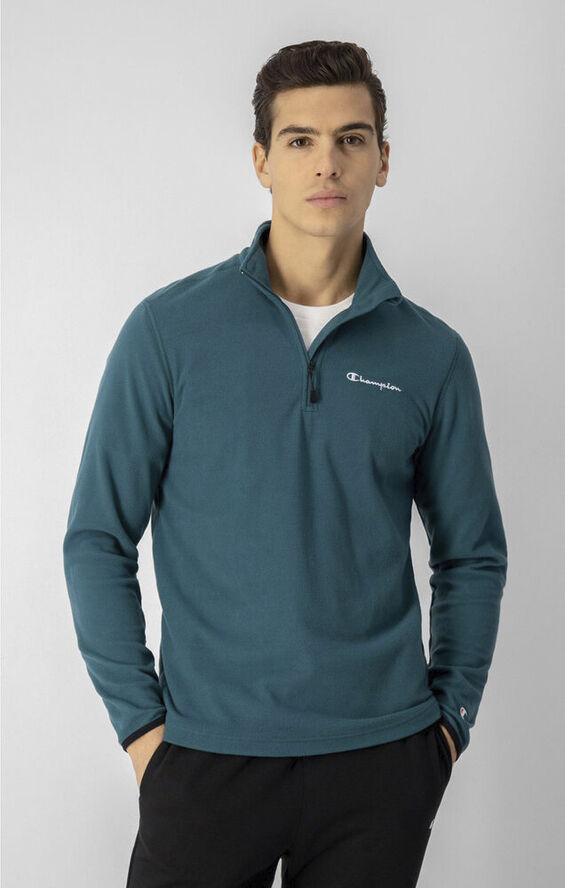 Champion Half Zip-Up Script Logo Fleece sweatshirt Grøn