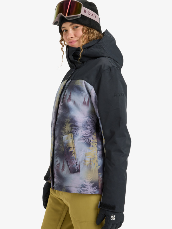 Roxy Jetty Block 10K Veste de snow technique Gris Femme