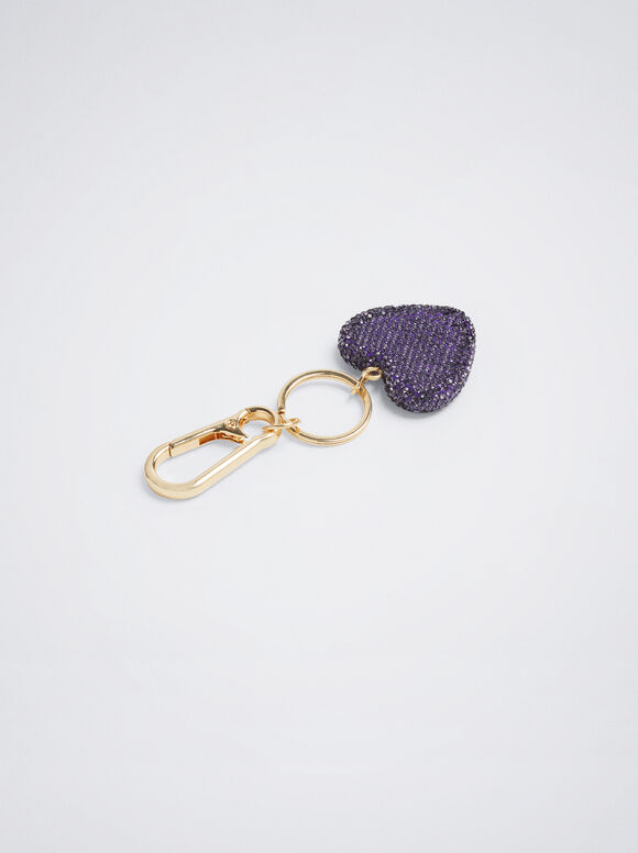 Chaveiro de Coração - Violeta