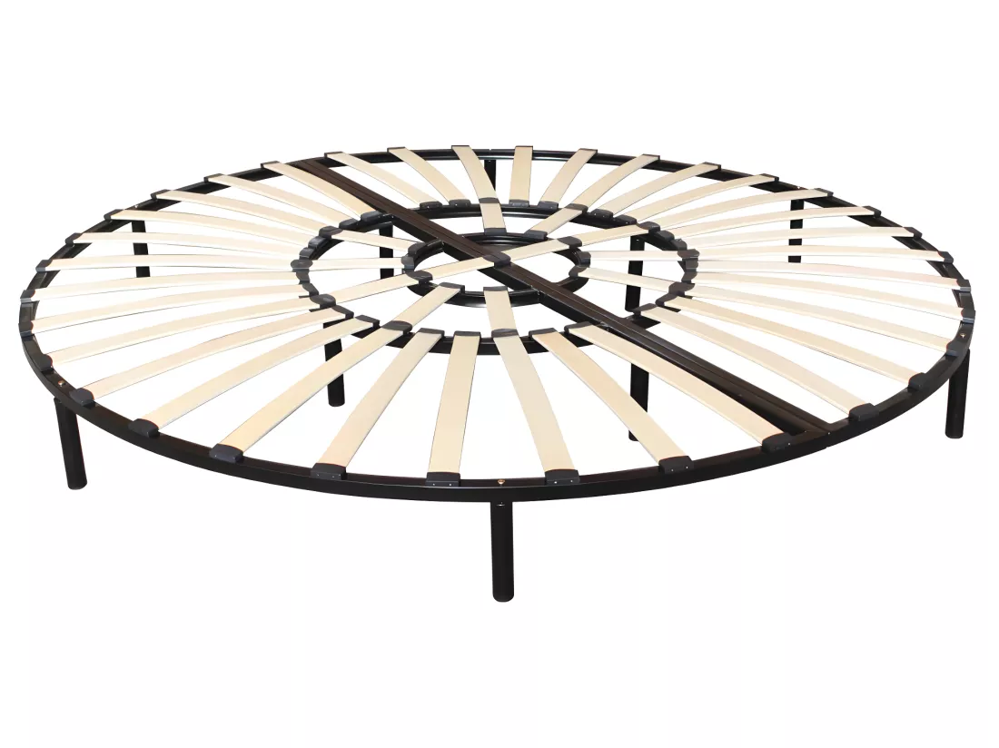 Sommier rond à lattes - 220 x 220 cm - ROMA de YSMÉE