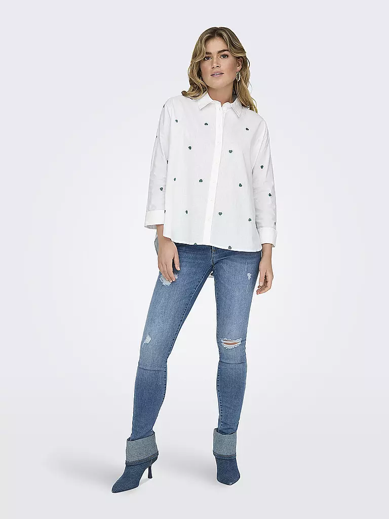 ONLY Bluse ONLNEW LINA weiss