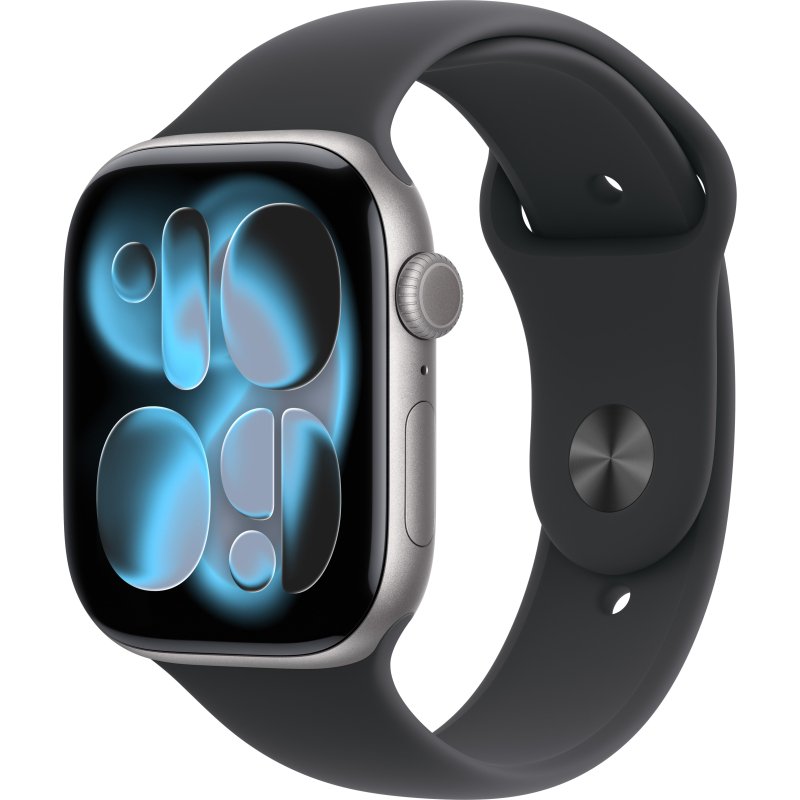 Apple Watch Series 11 OLED 46 mm Numérique 416 x 496 pixels Écran tactile 5G Gris Wifi GPS (satellite)