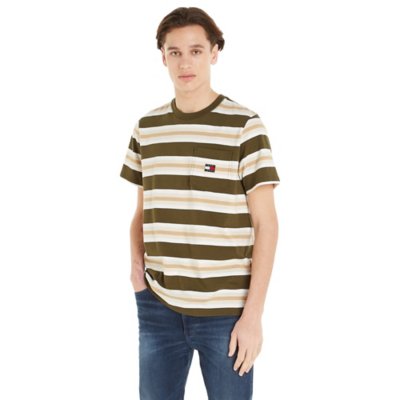 Tee-shirt à manches courtes homme Tjm Reg Flag Stripe TOMMY HILFIGER