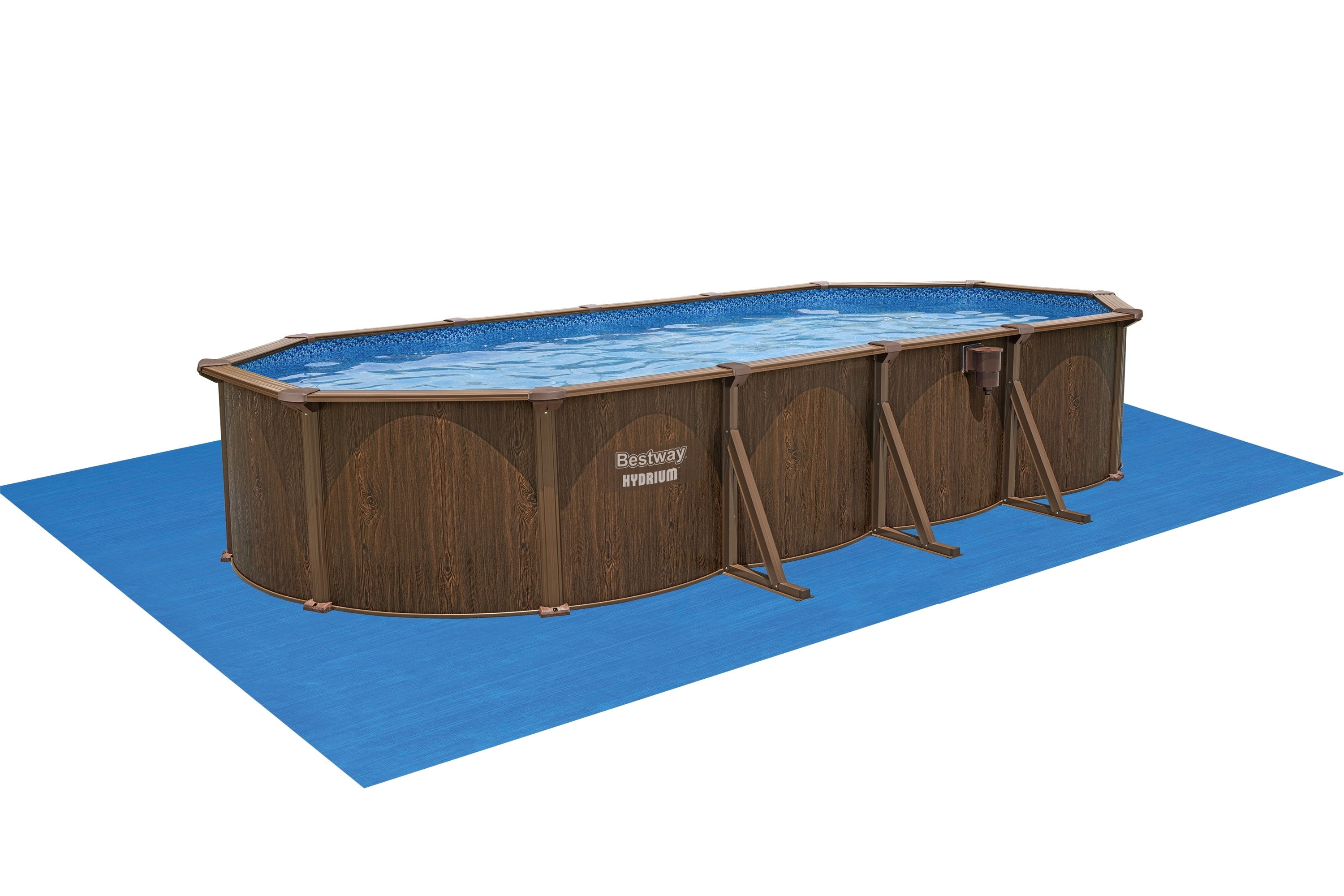 Bestway Pool Hydrium Komplett-Set 730 x 360 x 130 cm