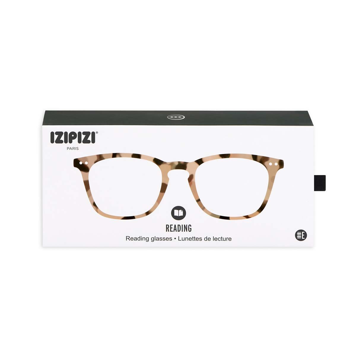 +1.00 Light Tortoise Square Reading Glasses: Izipizi
