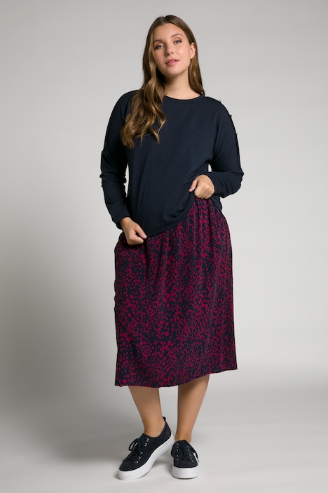 Bellieva-Sweatkleid, Stillfunktion, Rundhals