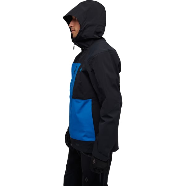 Veste de ski BLACK DIAMOND RECON STRETCH PRO SHELL BLACK/KINGFISHER