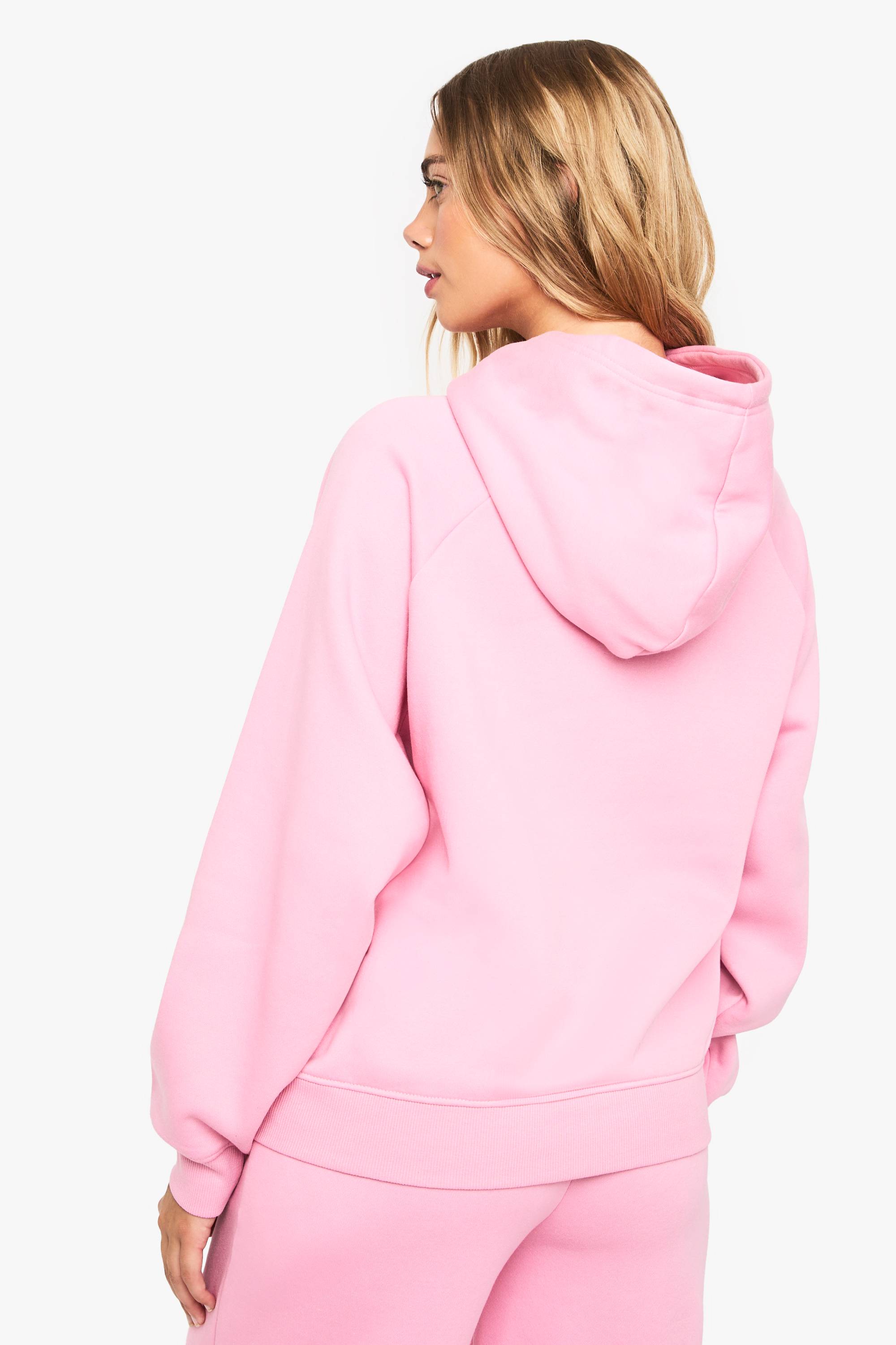 boohoo Sweat à capuche oversize à empiècements raglan