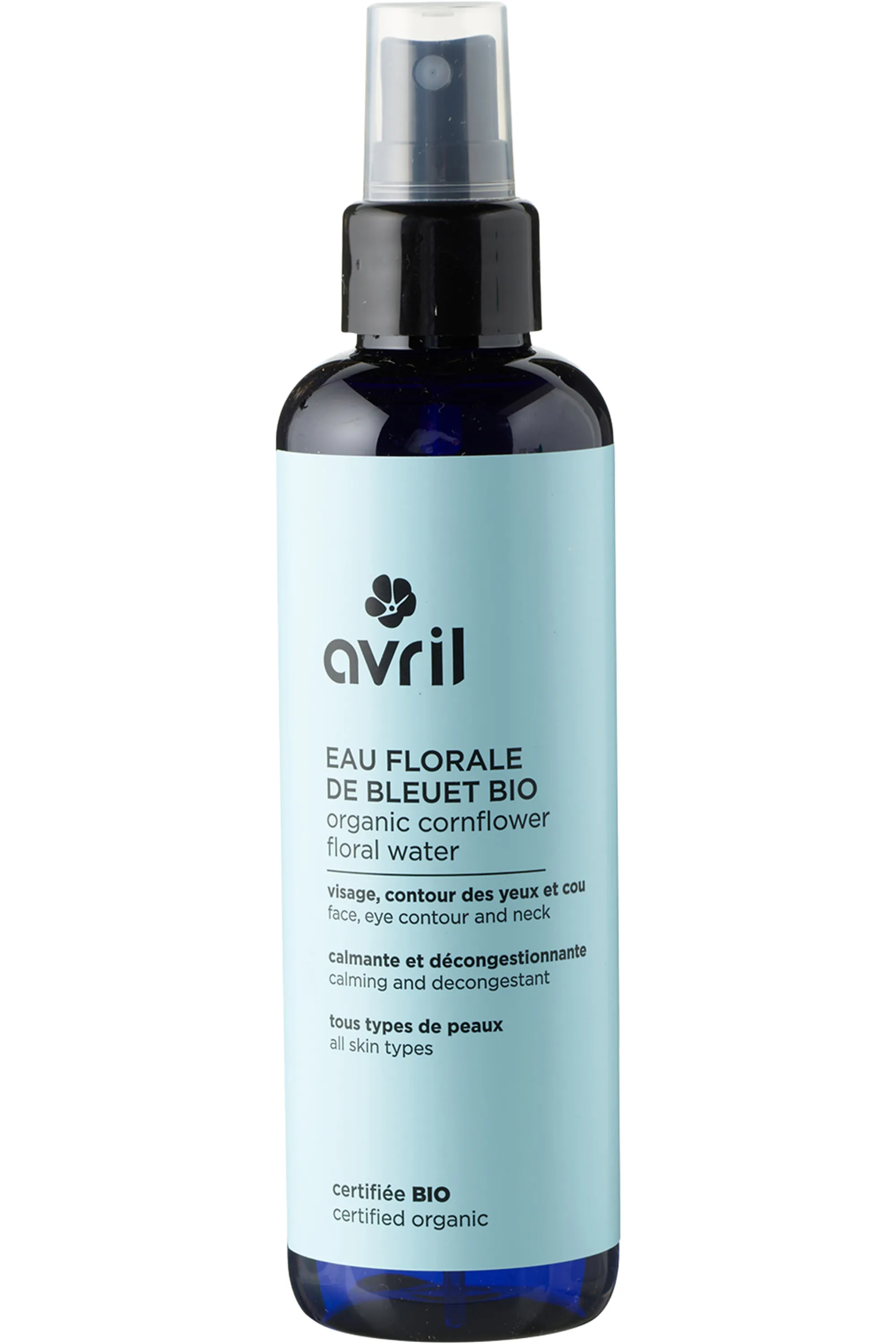 Avril Eau florale de Bleuet bio-200 ml