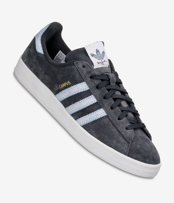 adidas Skateboarding x Henry Jones Campus ADV Schuh (carbon white light blue)