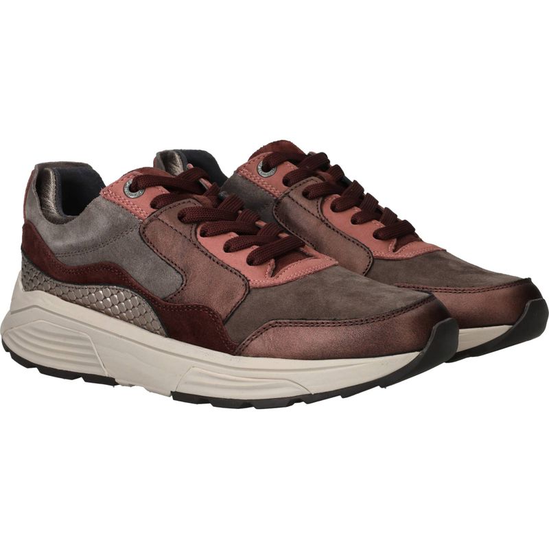 Xsensible Golden Gate Stretchwalker GX Sneakers Rood Dames