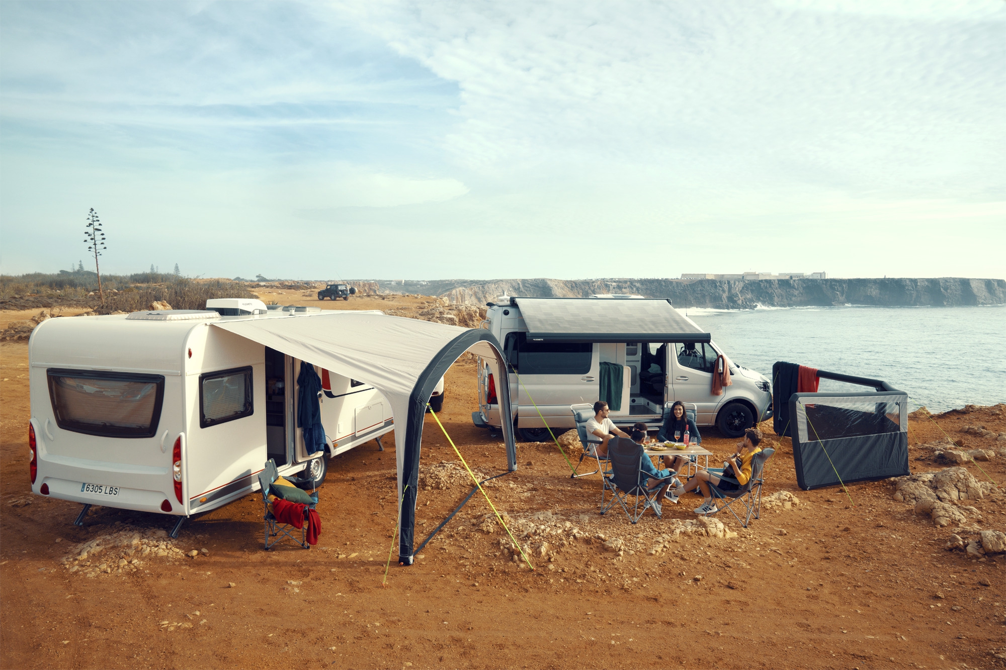 Dometic Sunshine AIR All Season 400 Aufblasbarer Baldachin für Wohnwagen