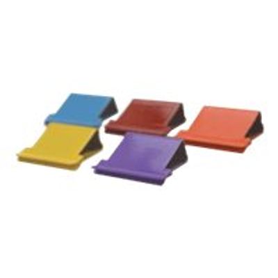 Rapesco - Boîte de 50 Clips - couleurs assorties - capacité de 40 feuilles