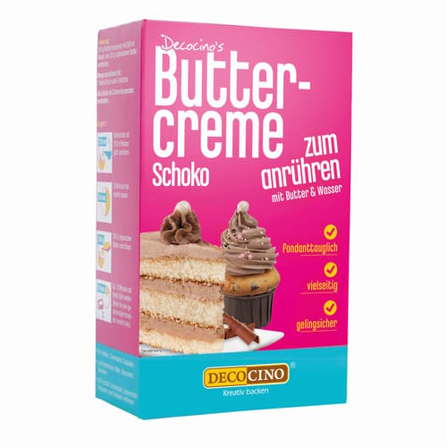 Decocino Buttercreme Schoko zum Anrühren