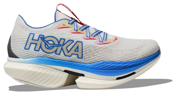 Chaussures Running Hoka Cielo X1 Blanc/Bleu/Rouge Unisexe