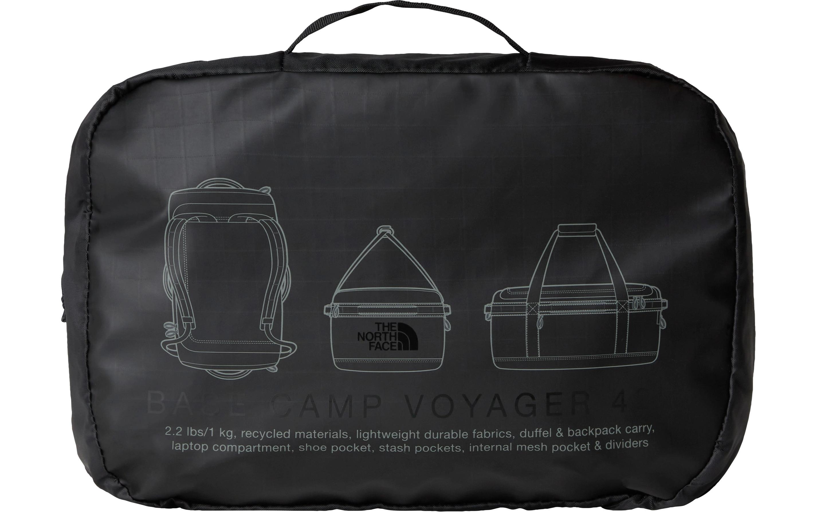 Duffle Bag Base Camp Voyager, TNF Black-Asphalt Grey<br>Duffel-Tasche 42 Liter