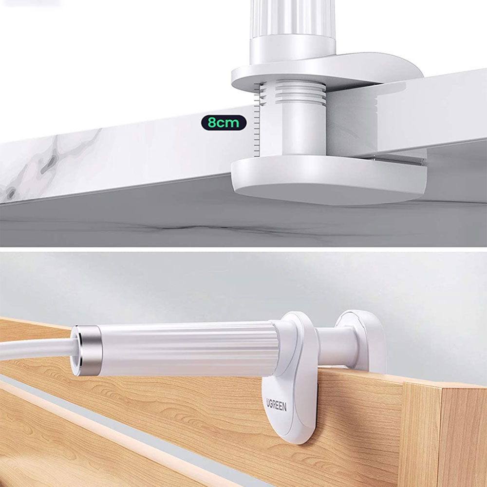 (90cm) Desktop Tisch / Bett Halterung mit flexiblem Schwanenhals für Handy / Smartphone (4