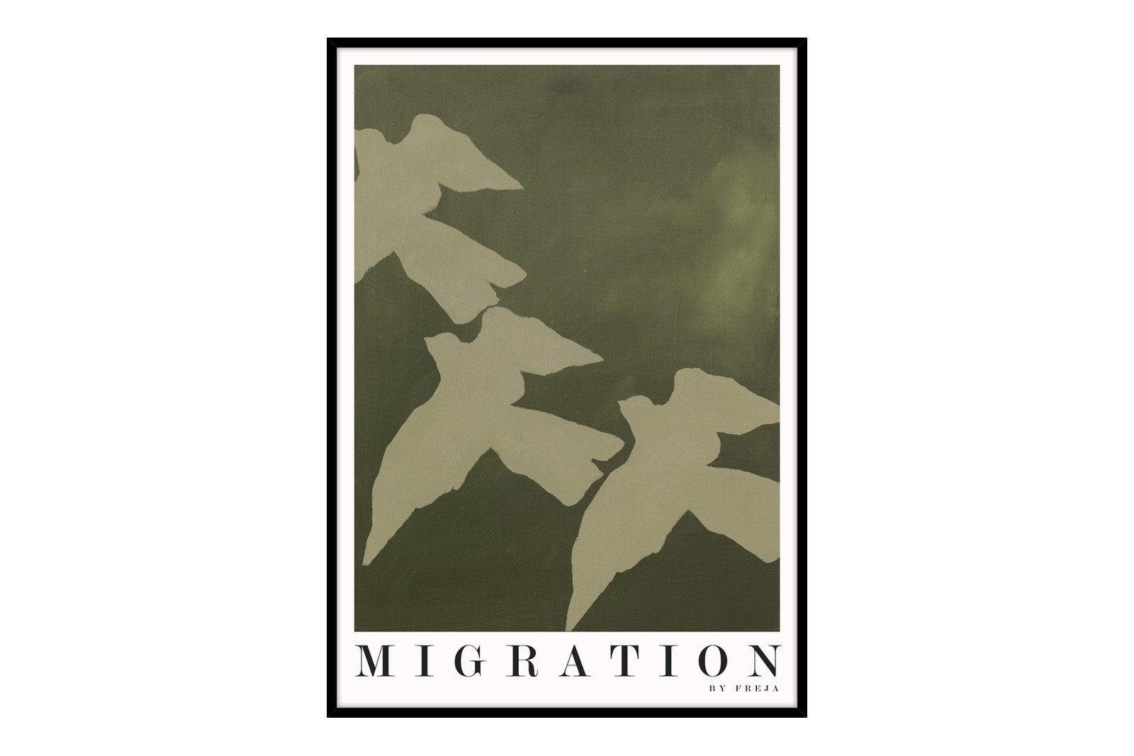 Migration 70x100 cm Black Frame