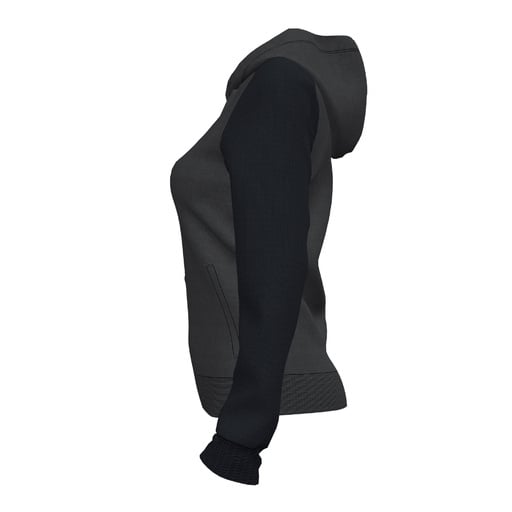 Chaqueta Con Capucha Joma Academy Iv Antracita Negro