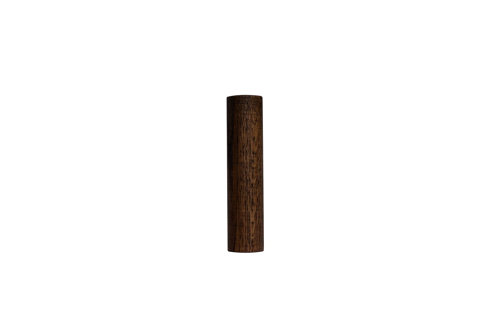 Rundt ben 4 pk Røkfarget eik. H15 cm