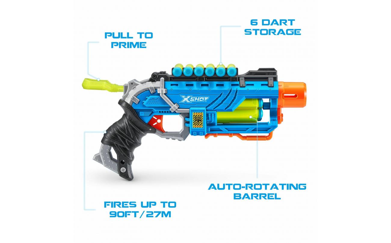 X-shot Dino Attack Dino Striker met 16 darts