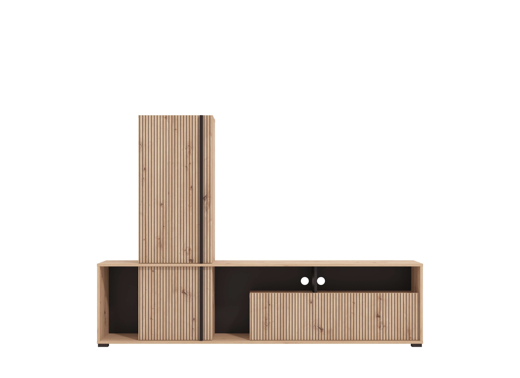 INOSIGN Wohnwand »Chania, 195 cm, inkl. TV Board und Highboard« Komplett-Set, 2 Stk. tlg.