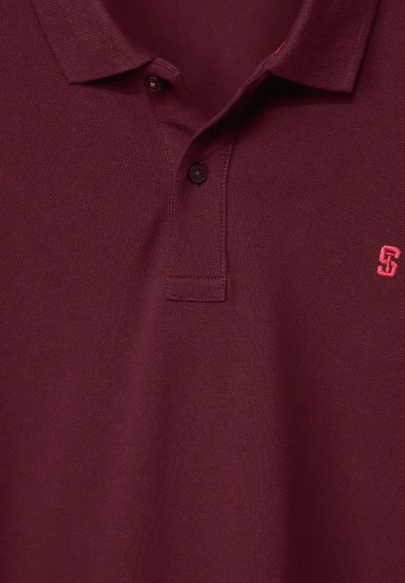 Piquée Poloshirt - rosewood red