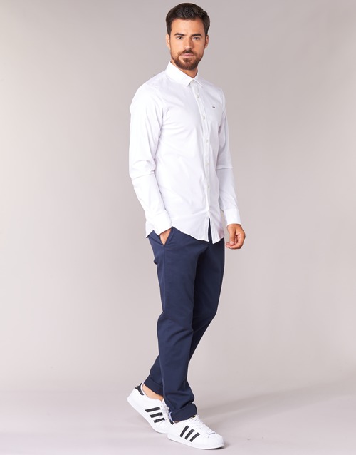 Tommy Jeans - TJM ORIGINAL STRETCH SHIRT - Blanc