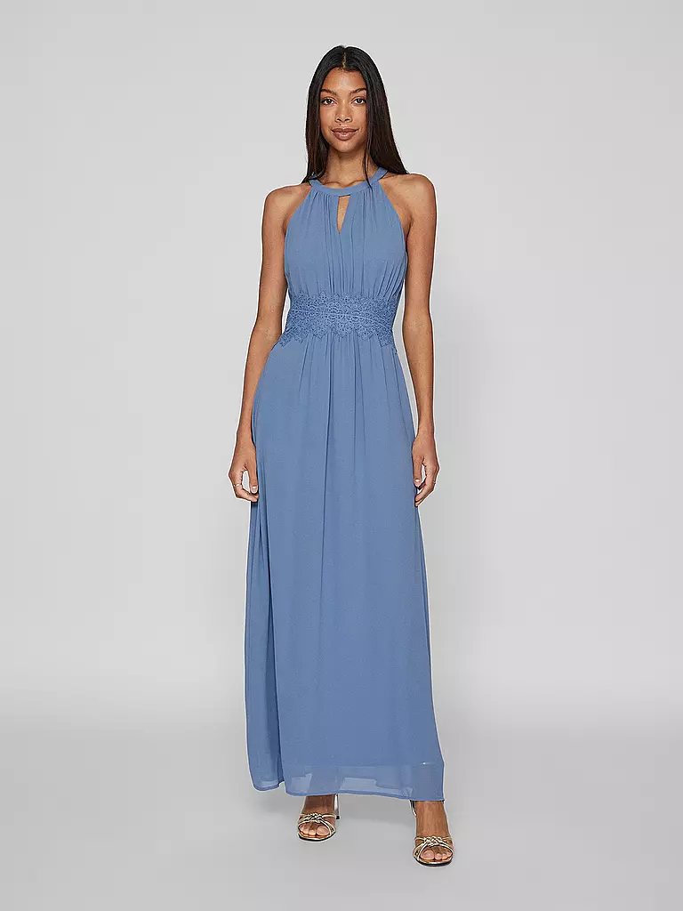 VILA Abendkleid VIMILINA  blau