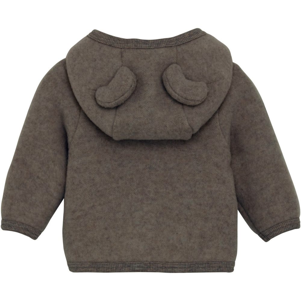 Køb Huttelihut Brown Melange Jakke Ears Wool Fleece