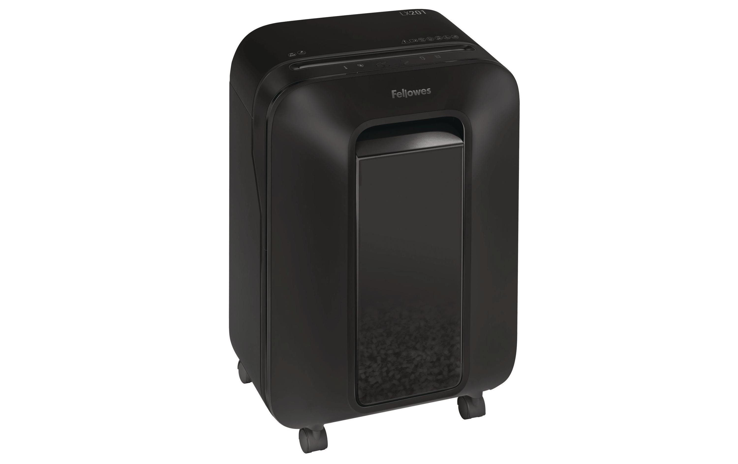 Aktenvernichter LX201 P-5, 12 Seiten, Schwarz<br>Papierschredder