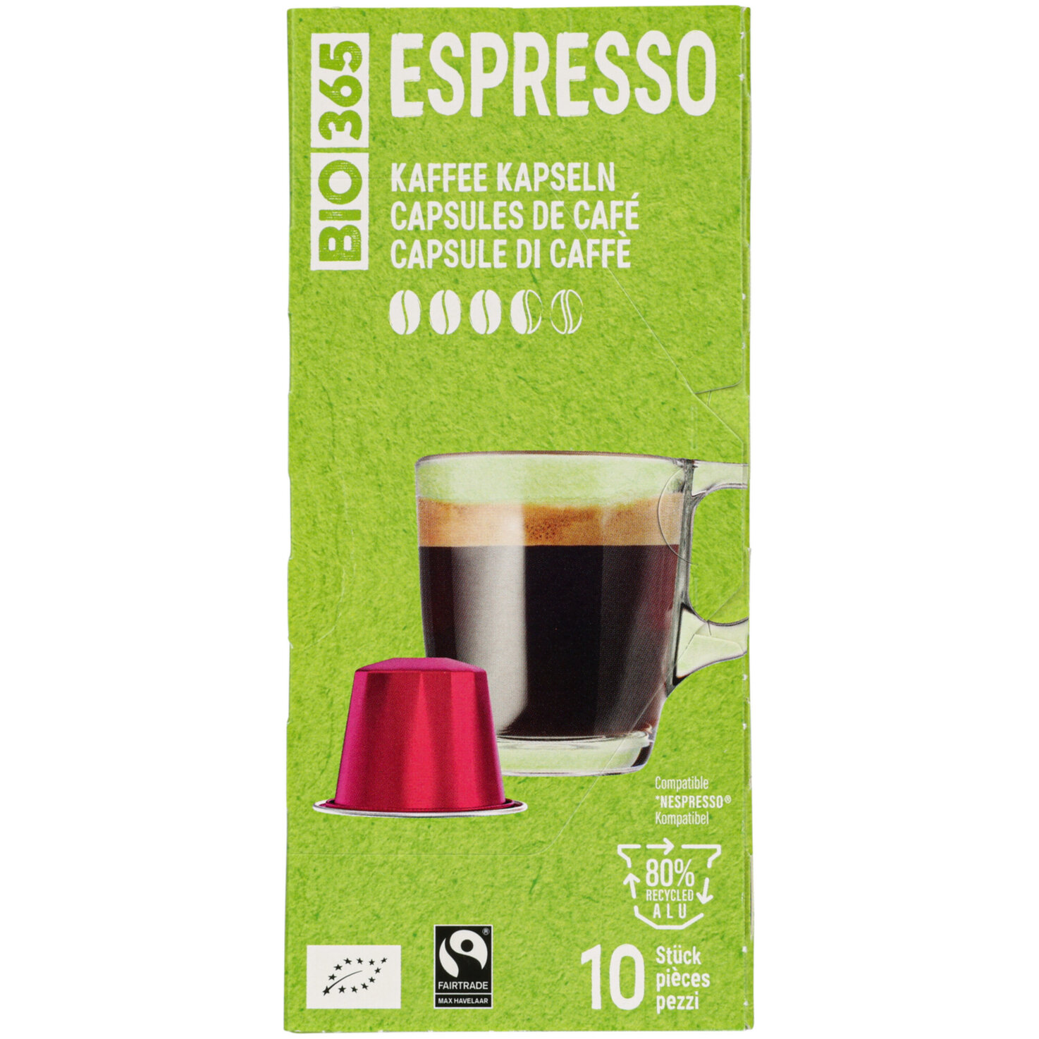 Bio 365 Havelaar Espresso 10 Kapseln