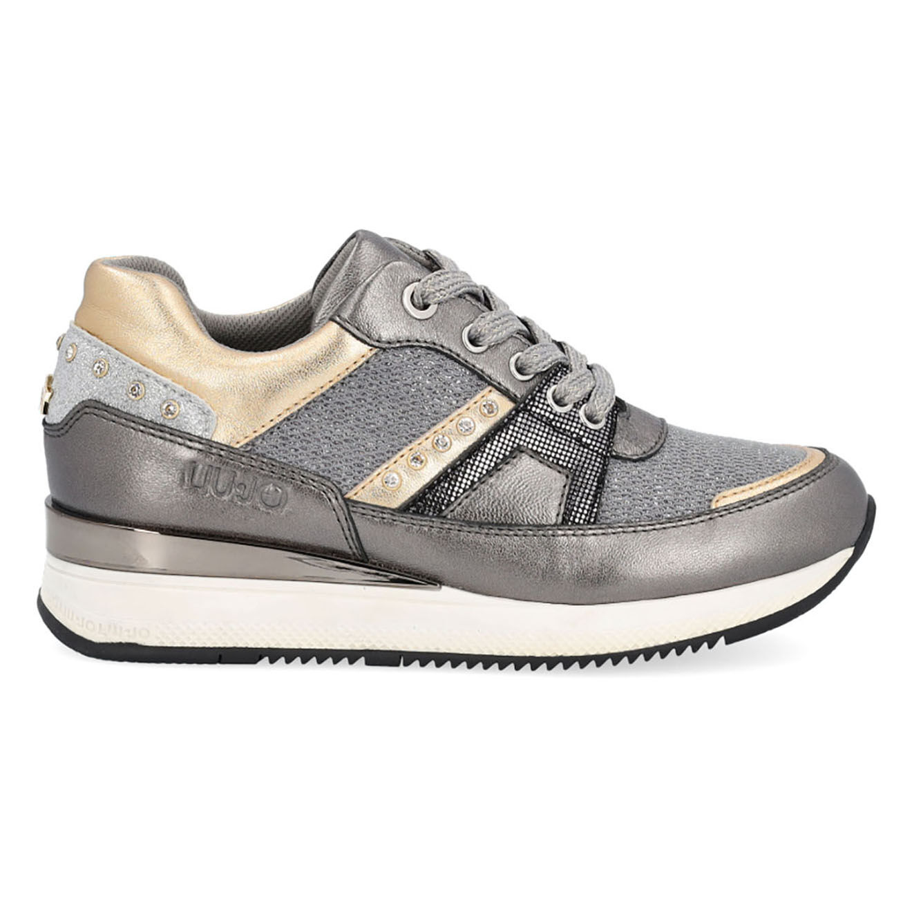Liu-Jo Sneakers en Cuir Connie grises