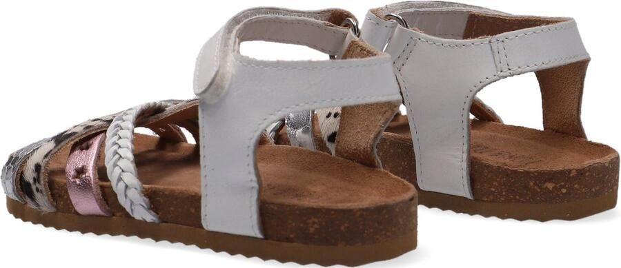 Ton & Ton Meisjes Platte sandalen Pl_omo08 Wit Leer