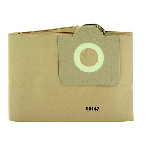 Sacs aspirateur papier ICA 18 L, lot de 10